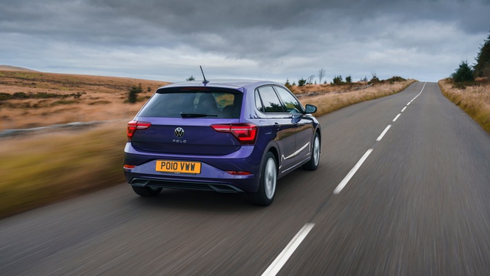 Volkswagen Polo Style UK Version 2022. Desktop wallpaper