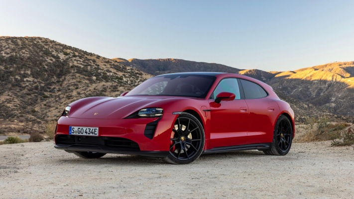 Porsche Taycan GTS Sport Turismo 2022. Desktop wallpaper