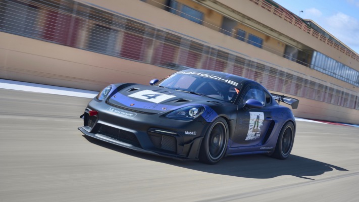 Porsche 718 Cayman GT4 RS Clubsport 2022. Desktop wallpaper