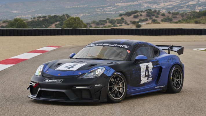 Porsche 718 Cayman GT4 RS Clubsport 2022. Desktop wallpaper