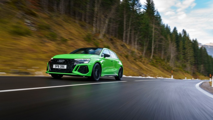 Audi RS 3 Sportback Launch Edition UK Version 2022. Desktop wallpaper