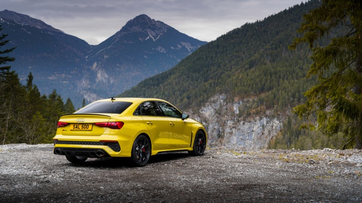 Audi RS 3 Sedan Launch Edition UK Version 2022. Desktop wallpaper