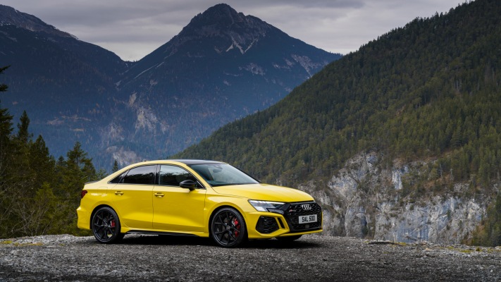 Audi RS 3 Sedan Launch Edition UK Version 2022. Desktop wallpaper
