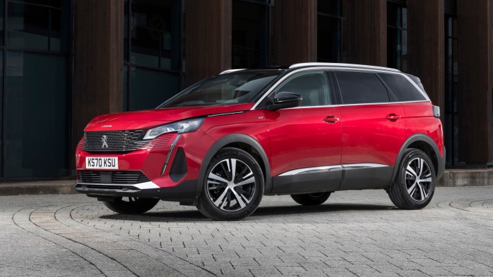 Peugeot 5008 UK Version 2021. Desktop wallpaper