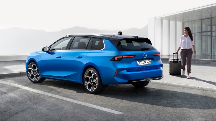Opel Astra Sports Tourer 2022. Desktop wallpaper