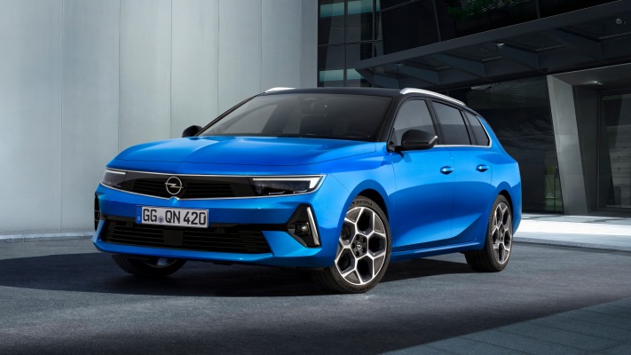 Opel Astra Sports Tourer 2022. Desktop wallpaper