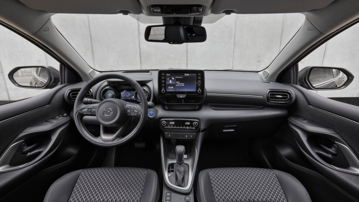 Mazda 2 Hybrid 2022. Desktop wallpaper