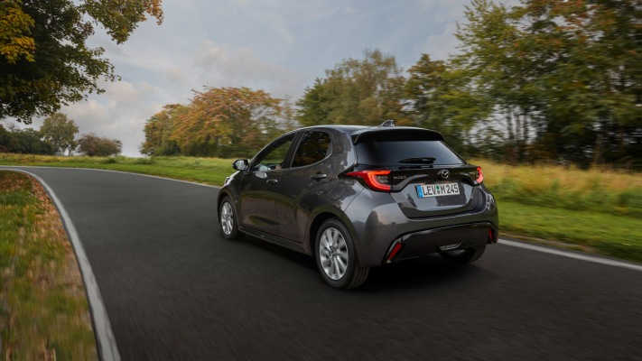 Mazda 2 Hybrid 2022. Desktop wallpaper