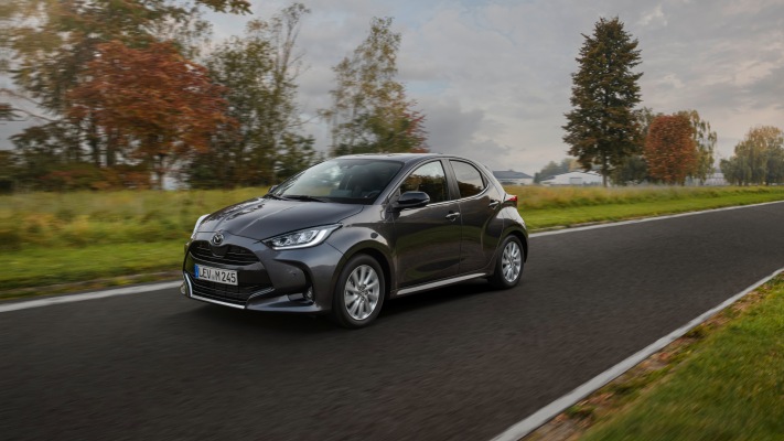 Mazda 2 Hybrid 2022. Desktop wallpaper