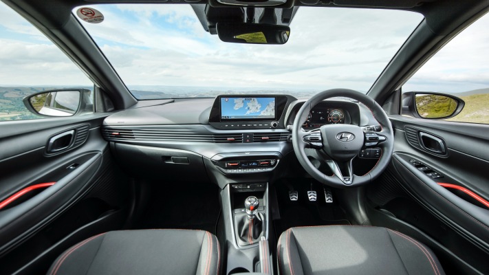 Hyundai i20 N Line UK Version 2022. Desktop wallpaper