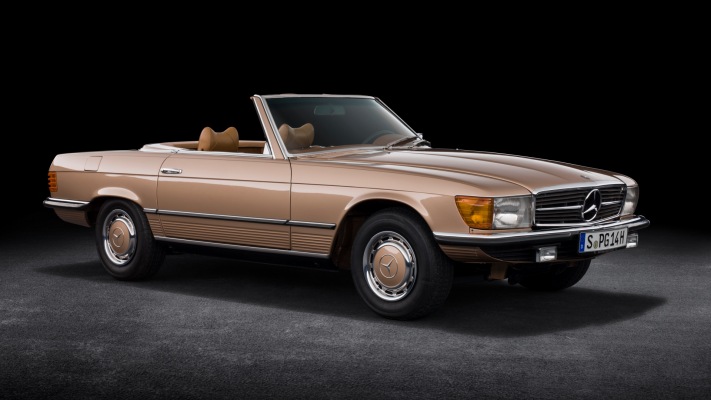Mercedes-Benz 350 SL 1971. Desktop wallpaper