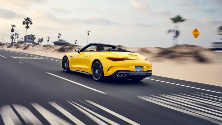 Mercedes-AMG SL 63 4MATIC+ USA Version 2022. Desktop wallpaper