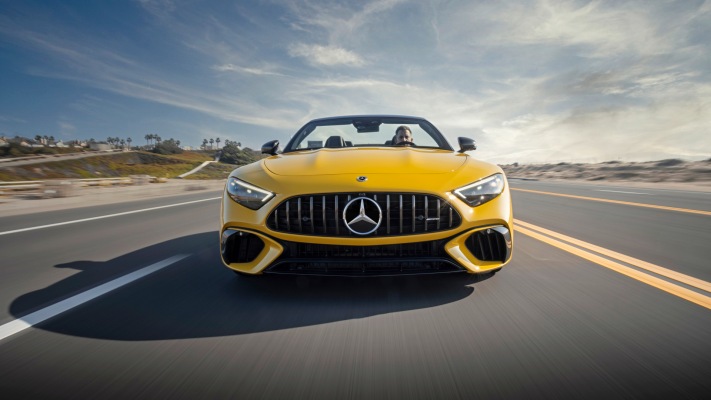 Mercedes-AMG SL 63 4MATIC+ USA Version 2022. Desktop wallpaper