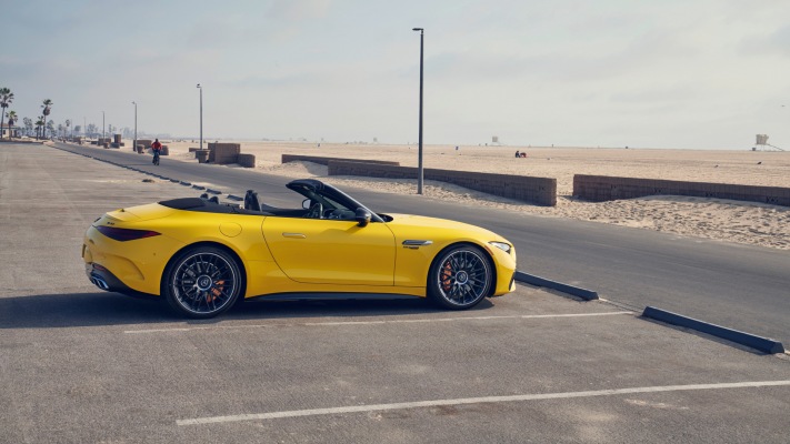 Mercedes-AMG SL 63 4MATIC+ USA Version 2022. Desktop wallpaper