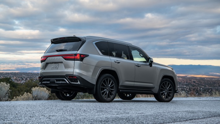 Lexus LX 600 F Sport USA Version 2021. Desktop wallpaper