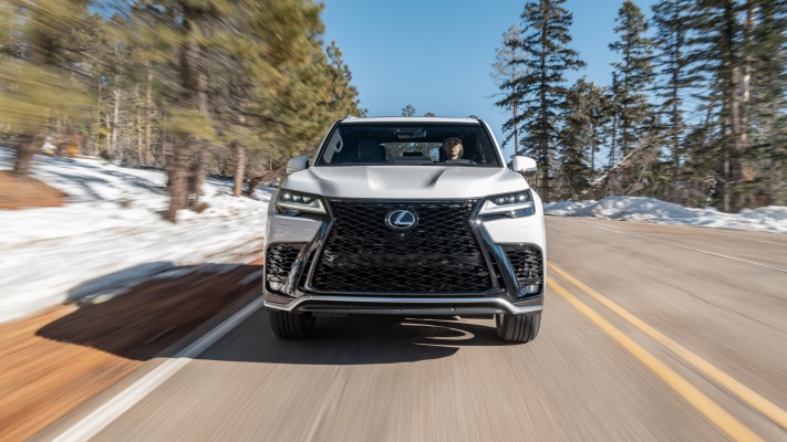 Lexus LX 600 F Sport USA Version 2021. Desktop wallpaper