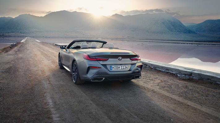BMW M850i Cabriolet xDrive 2022. Desktop wallpaper