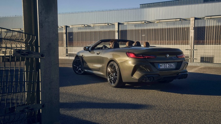 BMW M8 Competition Cabriolet 2022. Desktop wallpaper