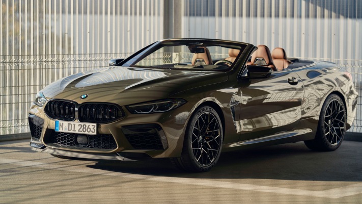 BMW M8 Competition Cabriolet 2022. Desktop wallpaper