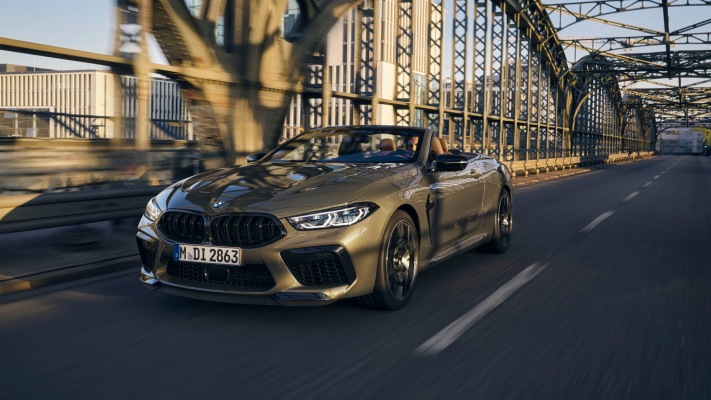 BMW M8 Competition Cabriolet 2022. Desktop wallpaper
