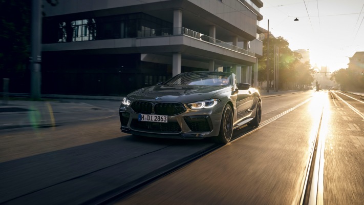 BMW M8 Competition Cabriolet 2022. Desktop wallpaper
