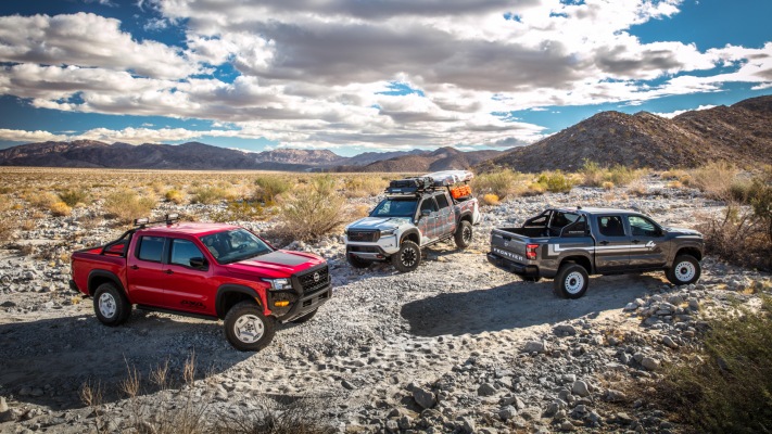 Nissan Frontier Hardbody Concept 2022. Desktop wallpaper