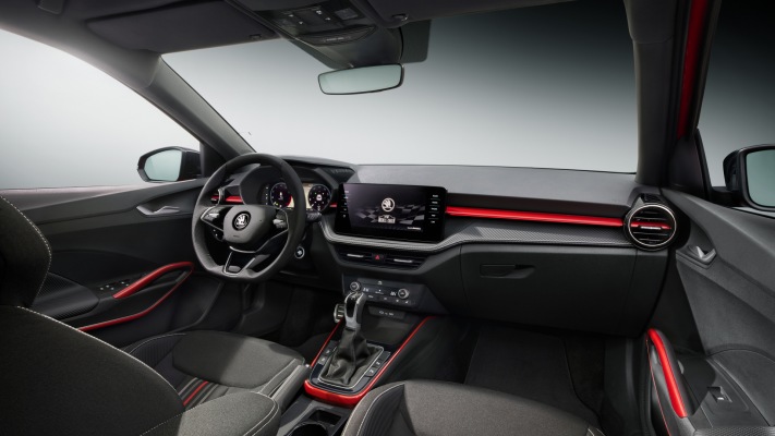 Skoda Fabia Monte Carlo 2022. Desktop wallpaper