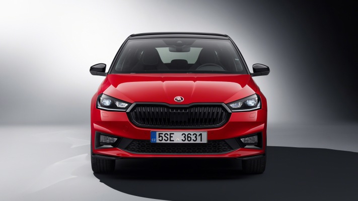 Skoda Fabia Monte Carlo 2022. Desktop wallpaper