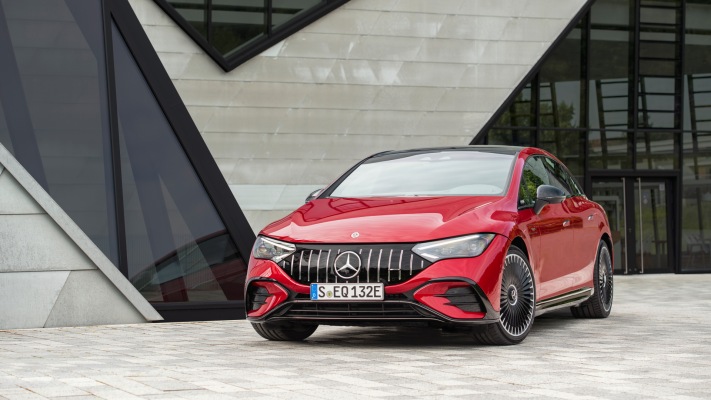 Mercedes-AMG EQE 43 4MATIC 2023. Desktop wallpaper