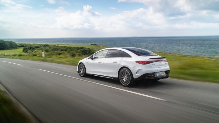 Mercedes-AMG EQE 53 4MATIC+ 2023. Desktop wallpaper