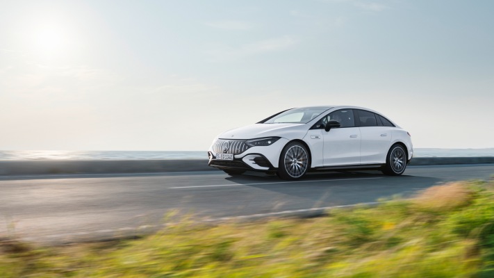 Mercedes-AMG EQE 53 4MATIC+ 2023. Desktop wallpaper