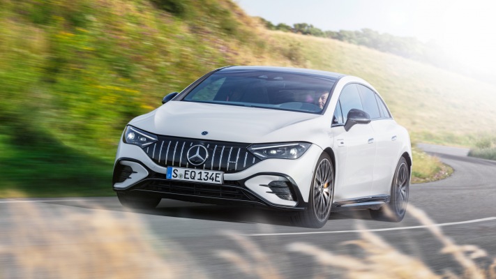 Mercedes-AMG EQE 53 4MATIC+ 2023. Desktop wallpaper