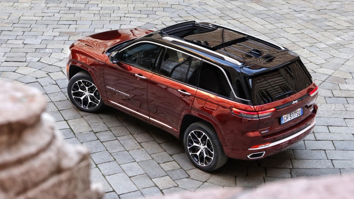 Jeep Grand Cherokee 4xe 2022. Desktop wallpaper