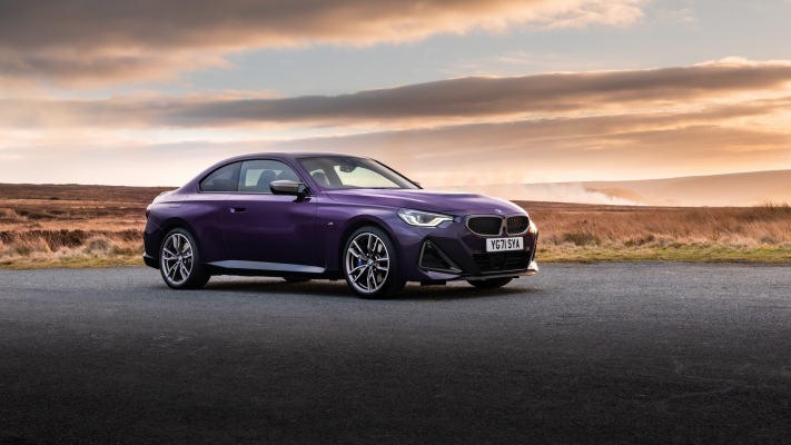 BMW M240i Coupe UK Version 2022. Desktop wallpaper