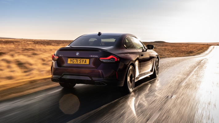 BMW M240i Coupe UK Version 2022. Desktop wallpaper