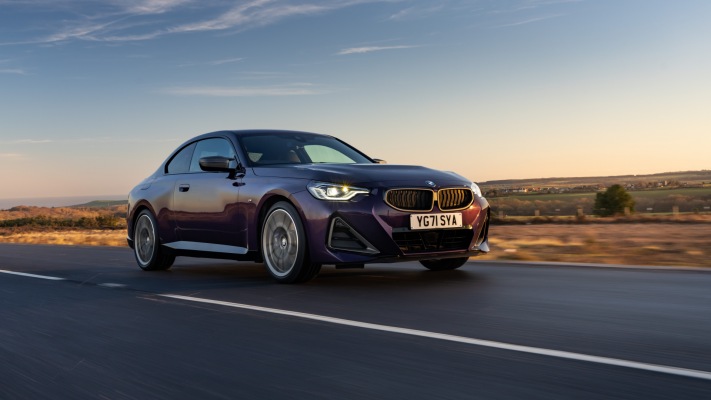 BMW M240i Coupe UK Version 2022. Desktop wallpaper