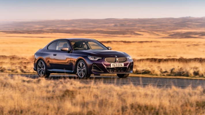 BMW M240i Coupe UK Version 2022. Desktop wallpaper