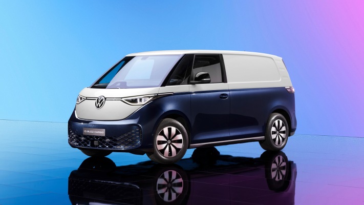Volkswagen ID. BUZZ Cargo 2023. Desktop wallpaper