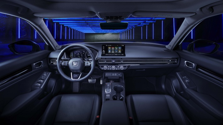 Honda Civic eHEV 2023. Desktop wallpaper