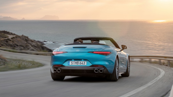 Mercedes-AMG SL 43 2023. Desktop wallpaper