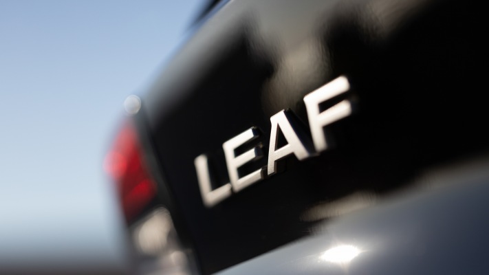 Nissan LEAF USA Version 2023. Desktop wallpaper