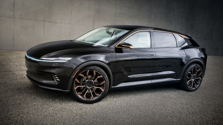 Chrysler Airflow Graphite Concept 2022. Desktop wallpaper