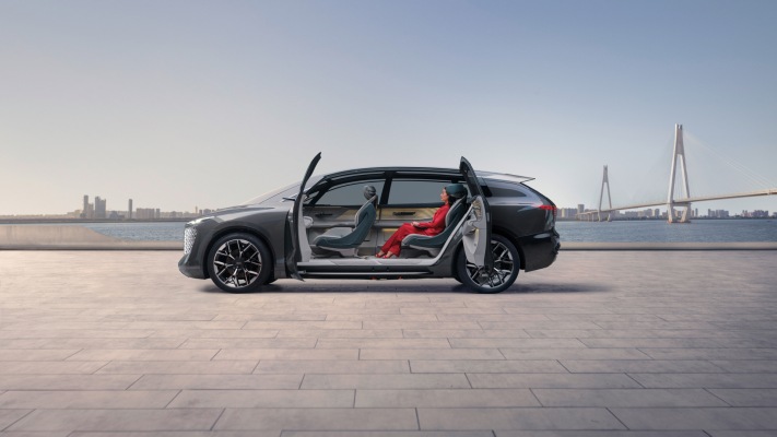 Audi Urbansphere Concept 2022. Desktop wallpaper