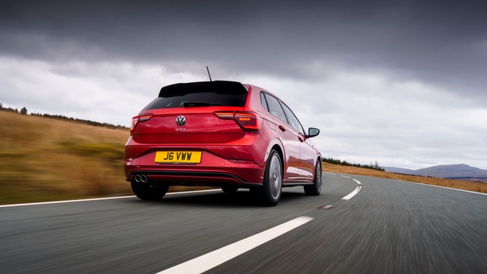 Volkswagen Polo GTI UK Version 2022. Desktop wallpaper