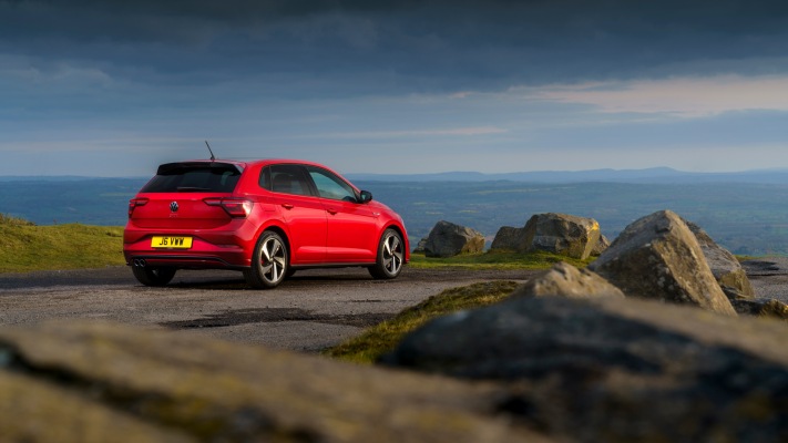 Volkswagen Polo GTI UK Version 2022. Desktop wallpaper