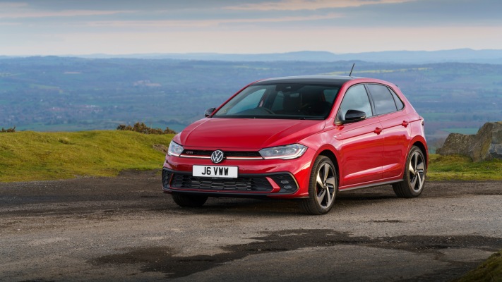 Volkswagen Polo GTI UK Version 2022. Desktop wallpaper