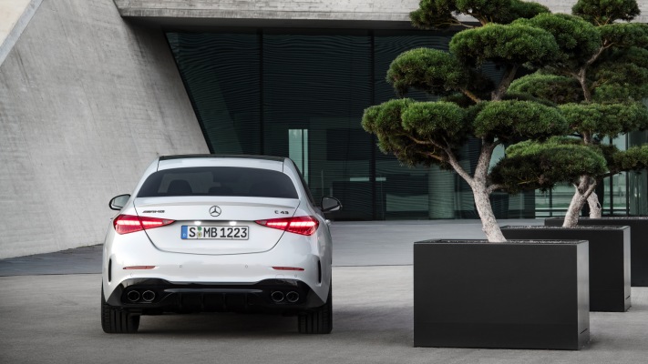 Mercedes-AMG C 43 2023. Desktop wallpaper