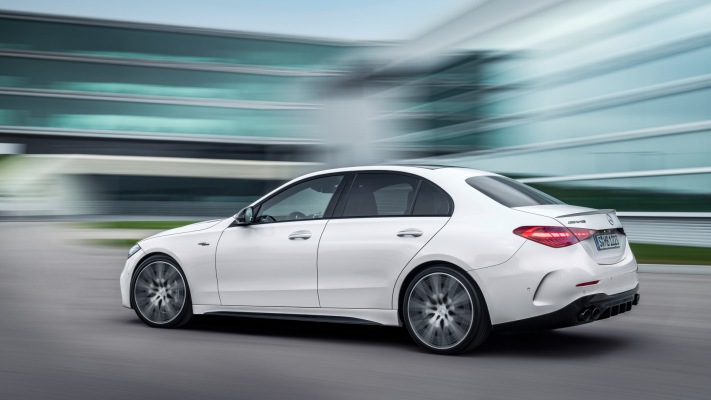 Mercedes-AMG C 43 2023. Desktop wallpaper