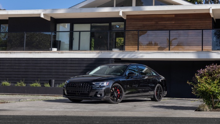 Audi S8 USA Version 2022. Desktop wallpaper