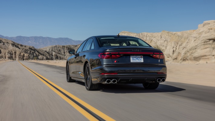 Audi S8 USA Version 2022. Desktop wallpaper